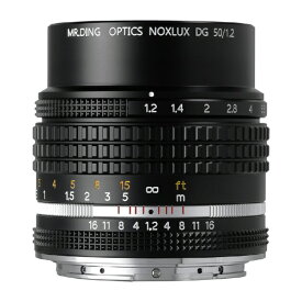 【エントリーで最大2万ポイント当たる｜4/23まで】 MR.DING｜ミスターディング MR.DING Noxlux DG 50mm F1.2 ニコンZマウント ブラック [ニコンZ /単焦点レンズ]