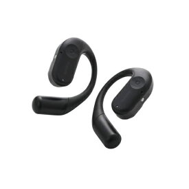 【2025年8月中旬】 ELECOM｜エレコム オープンイヤー型 ワイヤレスイヤホン Bluetooth 5.4 耳を塞がない 耳掛け式 IPX5防水 最大22時間再生 マルチポイント接続 軽量設計 AAC対応 カーボンブラック LBT-OWS02BK