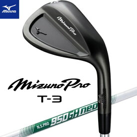 mizuno｜ミズノ ウェッジ Mizuno Pro T-3 BLACK IP 5KJKB249905610 [56° /56° /10° /N.S.PRO 950 neo /S /右利き用]