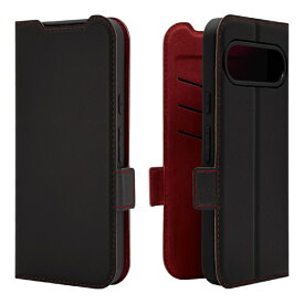ラスタバナナ｜RastaBanana Google Pixel 10/10 Pro 薄型手帳サイドマグネットケース ブラック×レッド 9131P10BSMBKR