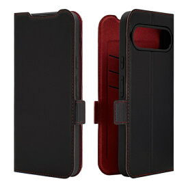 ラスタバナナ｜RastaBanana Google Pixel 10 Pro XL 薄型手帳サイドマグネットケース ブラック×レッド 9154P10PXLBSMBKR