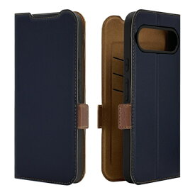 ラスタバナナ｜RastaBanana Google Pixel 10 Pro XL 薄型手帳サイドマグネットケース ネイビー×ブラウン 9155P10PXLBSMNVB