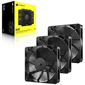 CORSAIR｜コルセア ケースファンx3 [120mm /2100RPM] RS120 Triple Fans ブラック CO-9050189-WW