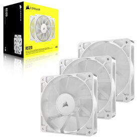 CORSAIR｜コルセア ケースファンx3 [120mm /2100RPM] RS120 WHITE Triple Fans ホワイト CO-9050193-WW