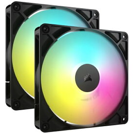CORSAIR｜コルセア ケースファンx2 [140mm /1700RPM] RS140 ARGB Dual Fans ブラック CO-9050183-WW
