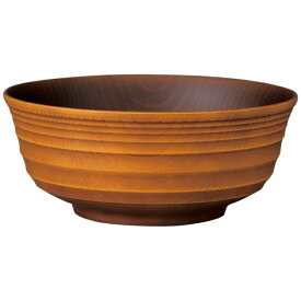 たつみや｜TATSUMIYA 千段麺鉢　木目ブラウン