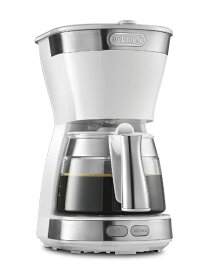 Delonghi｜デロンギ ドリップコーヒーメーカー アクティブ シリーズ トゥルーホワイト ICM12011J-W【rb_cooking_cpn】