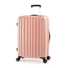 A.L.I｜アジア・ラゲージ スーツケース ジッパータイプ 宿泊目安： 4〜6日間 66L ポリカーボネイト100％ TSAロック搭載 ダブルホイールキャスター アッシュコーラル ALI-6008-24