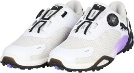 プーマ｜PUMA ゴルフシューズ シャドウキャット ニトロ ディスク スパイクレス シューズ PUMA WHITE×PUMA BLACK×DARK AMETHYST 31021911 [メンズ /26.5cm]【返品交換不可】