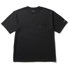 スノーピーク｜snow peak Tシャツ New Standard Pocket T-Shirt BLACK NSD-TS-25AU001 [Lサイズ]【返品交換不可】