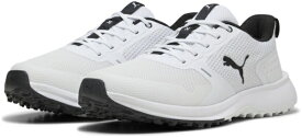プーマ｜PUMA ゴルフシューズ フュージョングリップ6 プーマホワイト×プーマブラック 31026001 [メンズ /29.0cm /幅:2E]【返品交換不可】