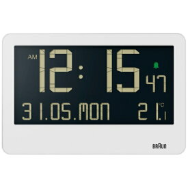 BRAUN｜ブラウン BRAUN DIGITAL ALARM CLOCK WHITE BC14W