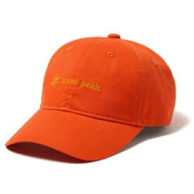スノーピーク｜snow peak キャップ New Standard Logo Cap ORANGE NSD-AC-25AU001 [1サイズ：57cm]【返品交換不可】