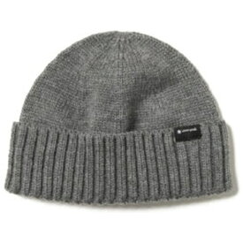 スノーピーク｜snow peak ニットキャップ New Standard Knit Cap CHARCOAL NSD-AC-25AU003 [Oneサイズ]【返品交換不可】