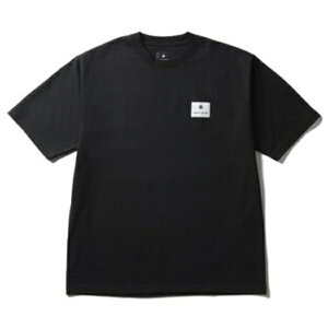 �X�m�[�s�[�N�bsnow peak T�V���c New Standard Square Logo T-Shirt BLACK NSD-TS-25AU002 [XL�T�C�Y]
