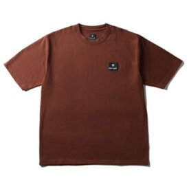 スノーピーク｜snow peak Tシャツ New Standard Square Logo T-Shirt LIGHT BROWN NSD-TS-25AU002 [Sサイズ]【返品交換不可】