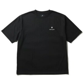 スノーピーク｜snow peak Tシャツ New Standard Logo T-Shirt BLACK NSD-TS-25AU003 [Lサイズ]【返品交換不可】