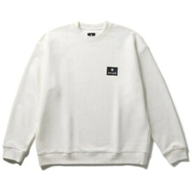 スノーピーク｜snow peak スウェット New Standard Square Logo Pullover OFFWHITE NSD-SW-25AU001 [Lサイズ]【返品交換不可】