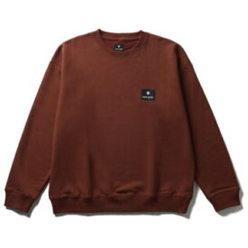 スノーピーク｜snow peak スウェット New Standard Square Logo Pullover LIGHT BROWN NSD-SW-25AU001 [Lサイズ]【返品交換不可】