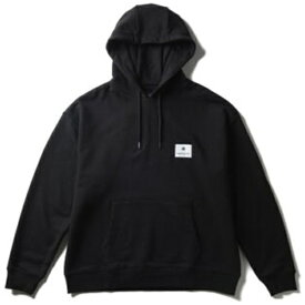 スノーピーク｜snow peak フードパーカー New Standard Square Logo Hoodie BLACK NSD-SW-25AU002 [XLサイズ]【返品交換不可】