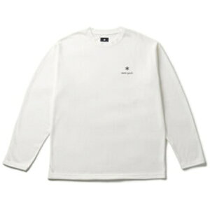 �X�m�[�s�[�N�bsnow peak T�V���c New Standard Logo L/S T-Shirt OFFWHITE NSD-TS-25AU005 [XL�T�C�Y]