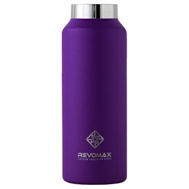 REVOMAX｜レボマックス 炭酸対応真空断熱ボトル REVOMAX WITHOUT CAP 12ozスリム［355ml/ワンタッチ］【水筒本体のみ・キャップ別売】 REVOMAX ライラックパープル DWF-12526S-JP-CL [炭酸対応]