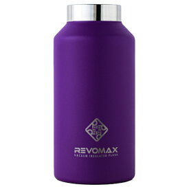 REVOMAX｜レボマックス 炭酸対応真空断熱ボトル REVOMAX WITHOUT CAP 12oz［355ml/ワンタッチ］【水筒本体のみ・キャップ別売】 REVOMAX ライラックパープル DWF-12526B-JP-CL [炭酸対応]