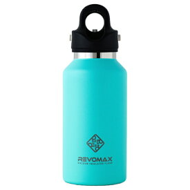 REVOMAX｜レボマックス 炭酸対応真空断熱ボトル 12oz［355ml/ワンタッチ］ REVOMAX ターコイズブルー DWF-12242B-JP-V3 [炭酸対応]