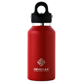 REVOMAX｜レボマックス 炭酸対応真空断熱ボトル 12oz［355ml/ワンタッチ］ REVOMAX ファイヤーレッド DWF-12427B-JP-V3 [炭酸対応]