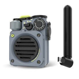 MUZEN｜ミューゼン ブルートゥーススピーカー Wild Mini 第3世代 メタルグレー MW-PVXI3GY [防水 /Bluetooth対応]