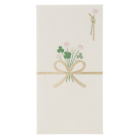 マルアイ｜MARUAI お花のご祝儀袋 シール付 クローバー 10C