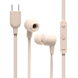 HAMEE｜ハミィ イヤホン カナル型 USB type-C humor ベージュ 691-986288 [USB]