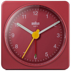 BRAUN�b�u���E�� BRAUN Analog Alarm Clock Red BC02R [�A�i���O]