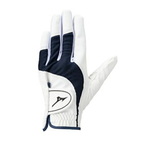 mizuno｜ミズノ レディース ゴルフグローブ エフィル EFIL ホワイト×ネイビー 5MGWB554 [レディース /左手着用(右打ち用) /18cm]