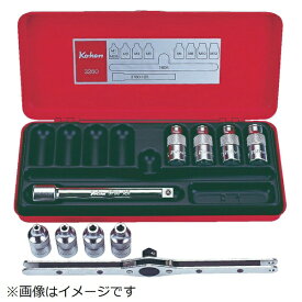 山下工業研究所｜KO-KEN TOOL タップホルダーセット差込角9.5mm10ヶ組　3261《※画像はイメージです。実際の商品とは異なります》