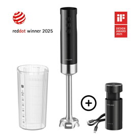 ツヴィリング｜ZWILLING エクステンド ハンドブレンダー スターターキット（専用リチウムイオンバッテリー付属） ブラック Z1030-457