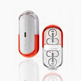 水月雨｜MOONDROP 完全ワイヤレスイヤホン ミュージックカプセル レッド PILL [ワイヤレス(左右分離) /ノイズキャンセリング対応 /Bluetooth対応]