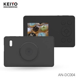 KEIYO｜慶洋 ポケットデジカメ ブラック AN-DC004(BK)