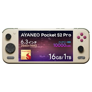 AYANEObAlI |[^uQ[~OPC Pocket S2 Pro [6.3C` /Android14 /F16GB /Xg[WF1TB] gp[ AYAPKS2P-1610RP [Snapdragon /2025N9f]