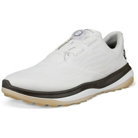 エコー｜ecco ゴルフシューズ メンズ LT1 BOA エルティーワン ボア WHITE×TARMAC EG132274 [メンズ /26.0cm /幅:4E]【返品交換不可】