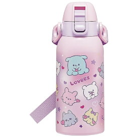Skater｜スケーター ダイレクトステンレスボトル600ml　らぶい〜ず