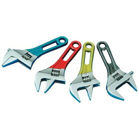 スーパーツール｜SUPER TOOL ワイドモンキレンチショートタイプ（クリアブルー）口開：0~24　MWM24SB《※画像はイメージです。実際の商品とは異なります》