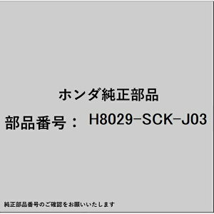 HONDAbz_ z_Ehondai H8029-SCK-J03 GARtB^[ H8029-SCK-J03