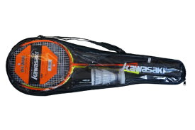 カワサキ｜KAWASAKI バドミントンセット オレンジ×イエロー OT-2000