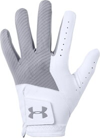 アンダーアーマー｜UNDER ARMOUR メンズ UAメダル ゴルフグローブ Steel×White×Steel 1349705 [メンズ /左手着用(右打ち用) /MLサイズ]