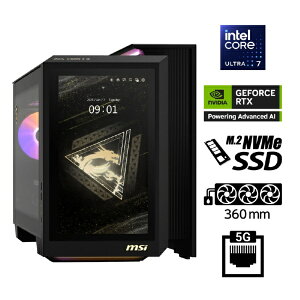 MSIbGGXAC Q[~OfXNgbvp\R (RTX 5080) MEG Vision X AI 2NVV7-015JP [j^[ /Windows11 Pro /intel Core Ultra 7 /F64GB /SSDF1TB /2025N8f]
