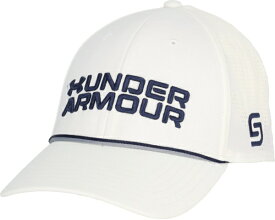 アンダーアーマー｜UNDER ARMOUR UA ジョーダン・スピースドライブロープスナップバックキャップ White×Midnight Navy 1389912 [メンズ /頭周：57.8cm]【返品交換不可】