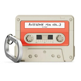 ELAGO｜エラゴ AirPods Pro3 対応ケース CASETTE TAPE HANG CASE クラシックホワイトレッド EL_A3PCSSCTZ_WR