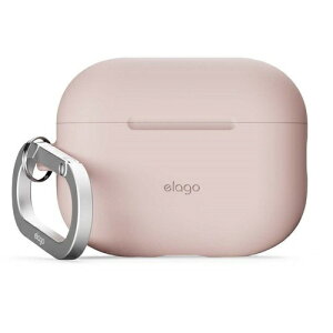 ELAGO�b�G���S AirPods Pro3 �Ή��V���R���P�[�X SILICONE HANG CASE �T���h�s���N EL_A3PCSSCN3_SP