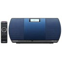 ケンウッド｜KENWOOD ミニコンポ ブルー CR-D3-L [Bluetooth対応 /ワイドFM対応][CDコンポ CRD3L]